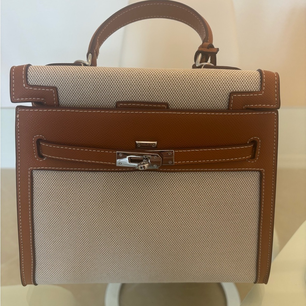 Elegant Vegan  Caramel & Canvas bag
